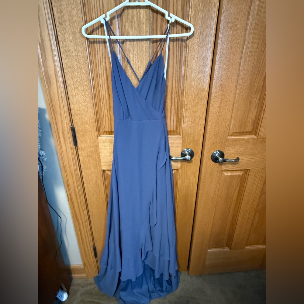 Lulu's Deep Blue Maxi Dress